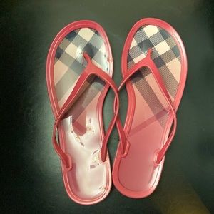 Burberry Flip Flop Sandals